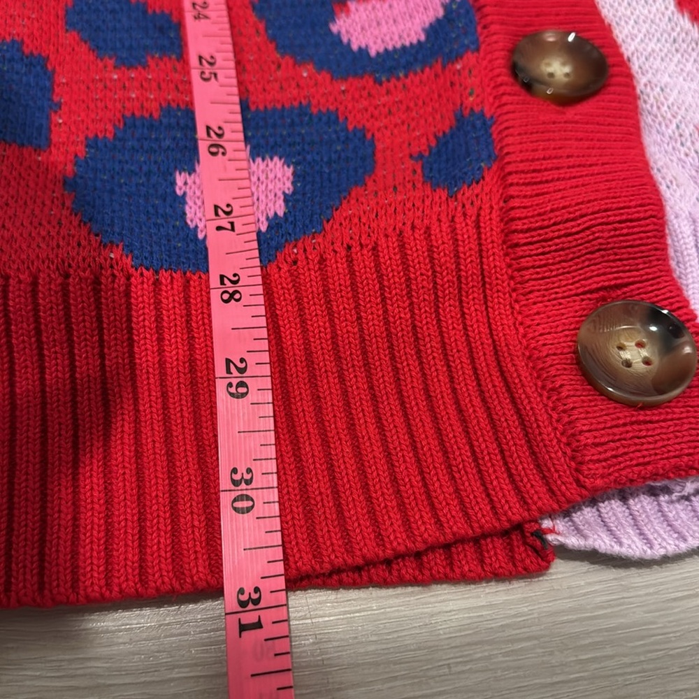 FARM Rio NWT Oversized Leopard POP Cardigan in 100% Cotton(sold out online) - Picture 12 of 13